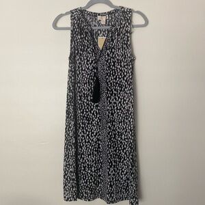 Michael Kors tie front basic dress